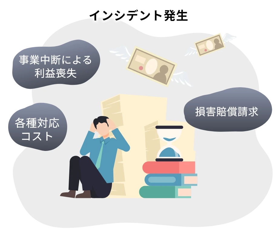 対応が不足していると<br>予期せぬコストがかかる！